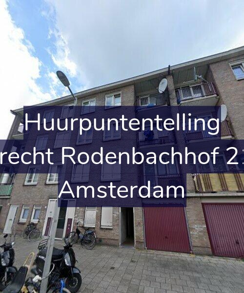 Foto gevel Huurpuntentelling voor Albrecht Rodenbachhof 21-H, Amsterdam