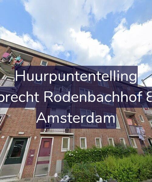 Foto gevel Huurpuntentelling voor Albrecht Rodenbachhof 8-1, Amsterdam