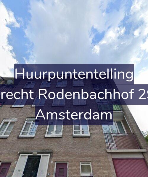 Foto gevel Huurpuntentelling voor Albrecht Rodenbachhof 29-2, Amsterdam