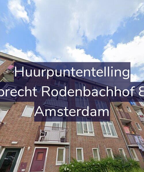 Foto gevel Huurpuntentelling voor Albrecht Rodenbachhof 8-2, Amsterdam