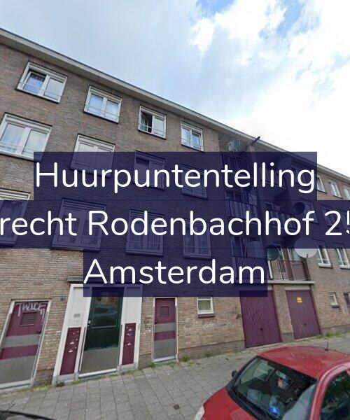 Foto gevel Huurpuntentelling voor Albrecht Rodenbachhof 25-H, Amsterdam