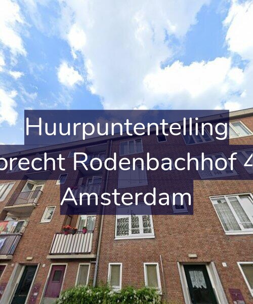 Foto gevel Huurpuntentelling voor Albrecht Rodenbachhof 4-2, Amsterdam
