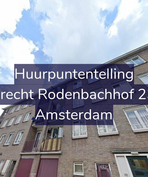Foto gevel Huurpuntentelling voor Albrecht Rodenbachhof 23-2, Amsterdam