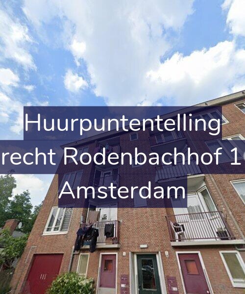 Foto gevel Huurpuntentelling voor Albrecht Rodenbachhof 10-2, Amsterdam