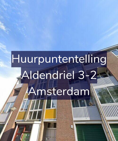 Foto gevel Huurpuntentelling voor Aldendriel 3-2, Amsterdam