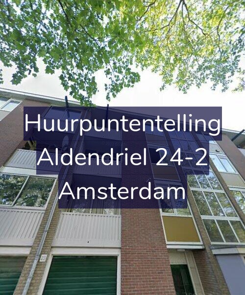 Foto gevel Huurpuntentelling voor Aldendriel 24-2, Amsterdam