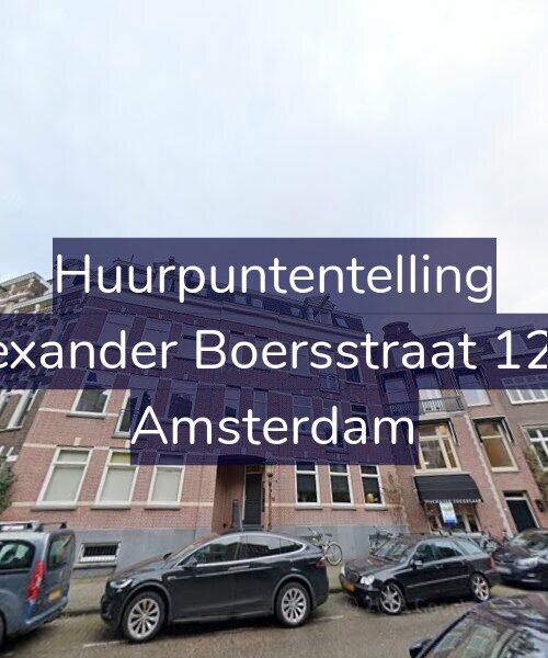 Foto gevel Huurpuntentelling voor Alexander Boersstraat 12-D, Amsterdam