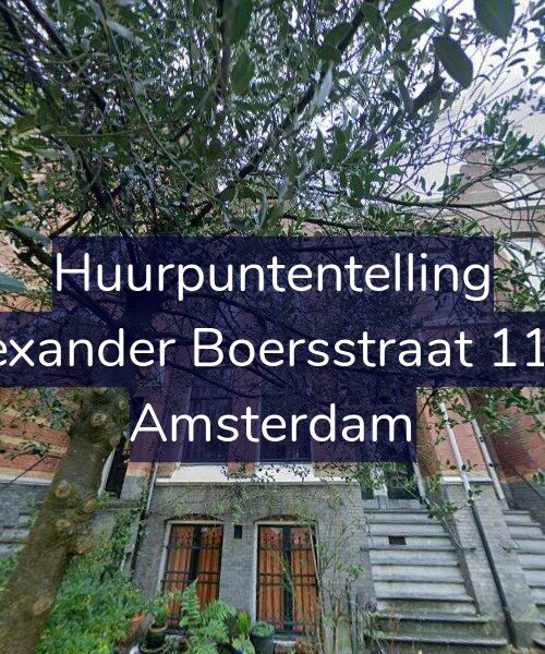 Foto gevel Huurpuntentelling voor Alexander Boersstraat 11-H, Amsterdam