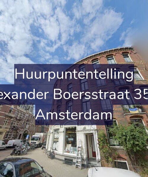Foto gevel Huurpuntentelling voor Alexander Boersstraat 35-1, Amsterdam