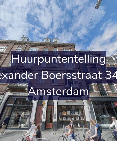 Foto gevel Huurpuntentelling voor Alexander Boersstraat 34-D, Amsterdam