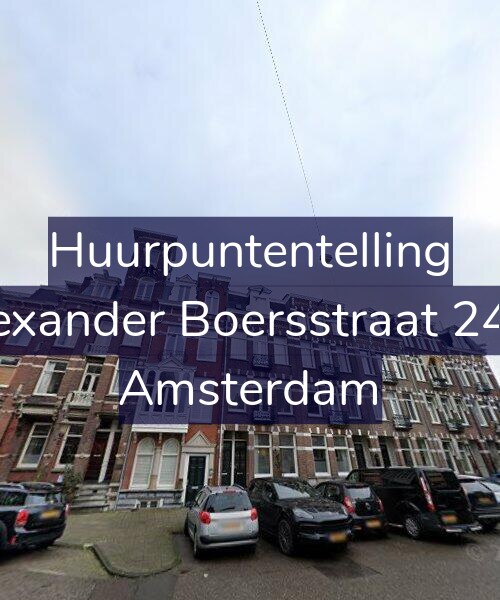 Foto gevel Huurpuntentelling voor Alexander Boersstraat 24-2, Amsterdam
