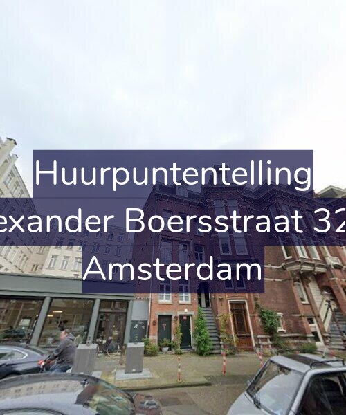 Foto gevel Huurpuntentelling voor Alexander Boersstraat 32-3, Amsterdam