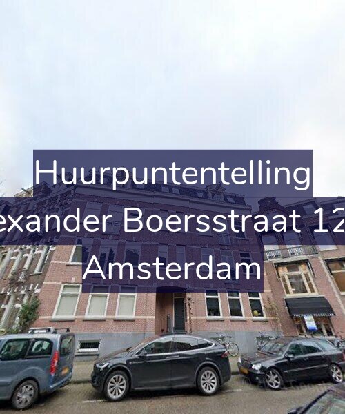 Foto gevel Huurpuntentelling voor Alexander Boersstraat 12-C, Amsterdam
