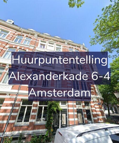 Foto gevel Huurpuntentelling voor Alexanderkade 6-4, Amsterdam