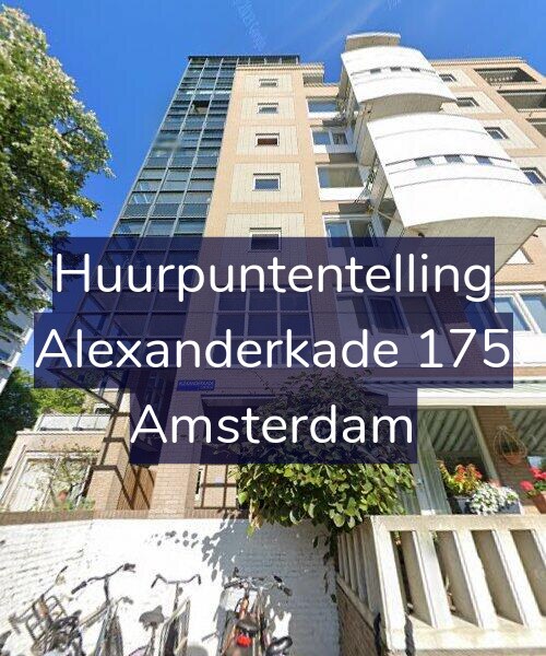 Foto gevel Huurpuntentelling voor Alexanderkade 175, Amsterdam