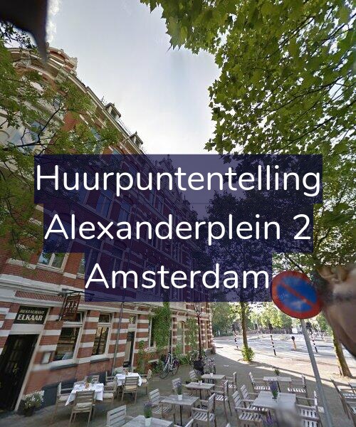 Foto gevel Huurpuntentelling voor Alexanderplein 2, Amsterdam