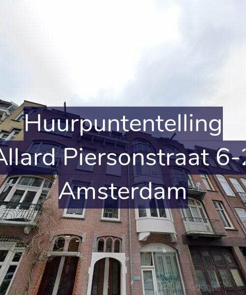 Foto gevel Huurpuntentelling voor Allard Piersonstraat 6-2, Amsterdam