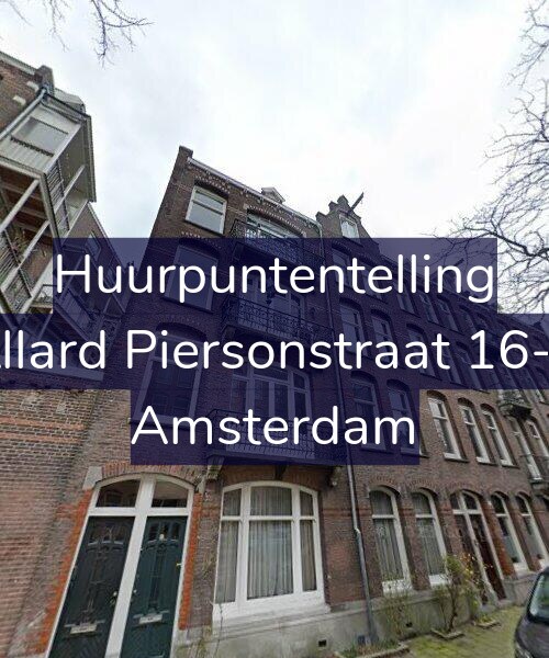 Foto gevel Huurpuntentelling voor Allard Piersonstraat 16-1, Amsterdam