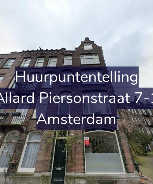 Foto gevel Huurpuntentelling voor Allard Piersonstraat 7-1, Amsterdam
