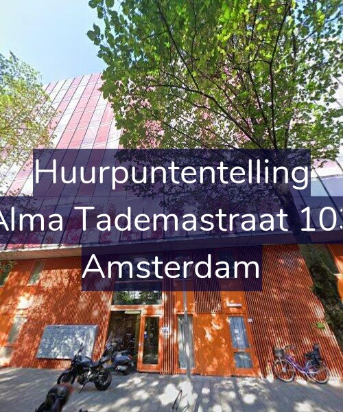 Foto gevel Huurpuntentelling voor Alma Tademastraat 103, Amsterdam