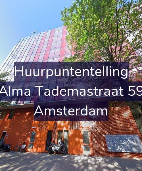 Foto gevel Huurpuntentelling voor Alma Tademastraat 59, Amsterdam