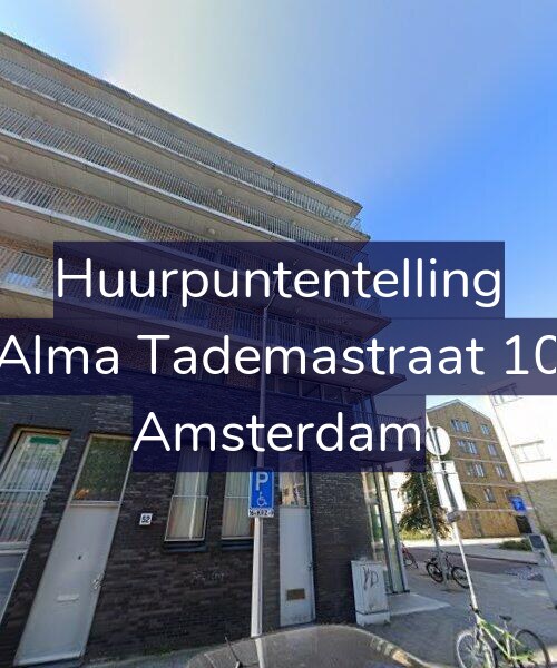 Foto gevel Huurpuntentelling voor Alma Tademastraat 10, Amsterdam