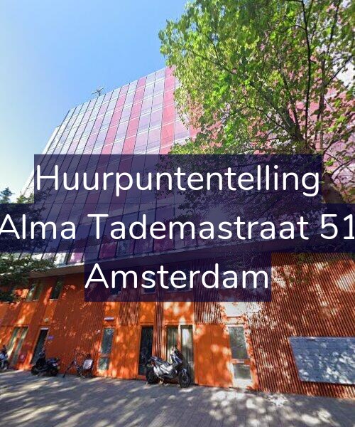 Foto gevel Huurpuntentelling voor Alma Tademastraat 51, Amsterdam