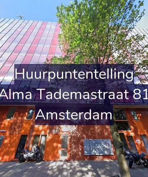 Foto gevel Huurpuntentelling voor Alma Tademastraat 81, Amsterdam