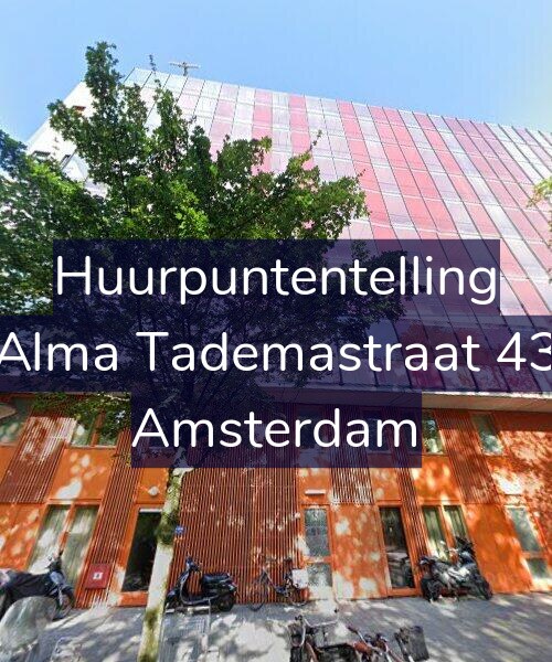 Foto gevel Huurpuntentelling voor Alma Tademastraat 43, Amsterdam