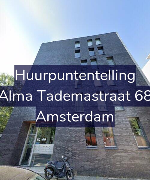 Foto gevel Huurpuntentelling voor Alma Tademastraat 68, Amsterdam