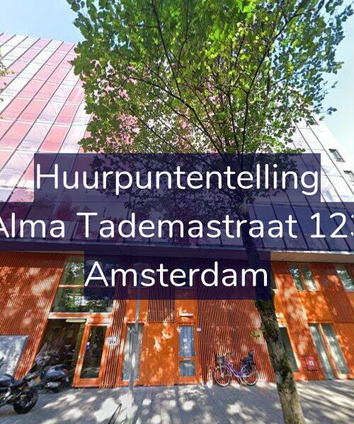 Foto gevel Huurpuntentelling voor Alma Tademastraat 123, Amsterdam
