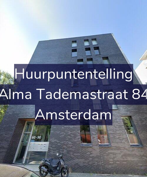 Foto gevel Huurpuntentelling voor Alma Tademastraat 84, Amsterdam