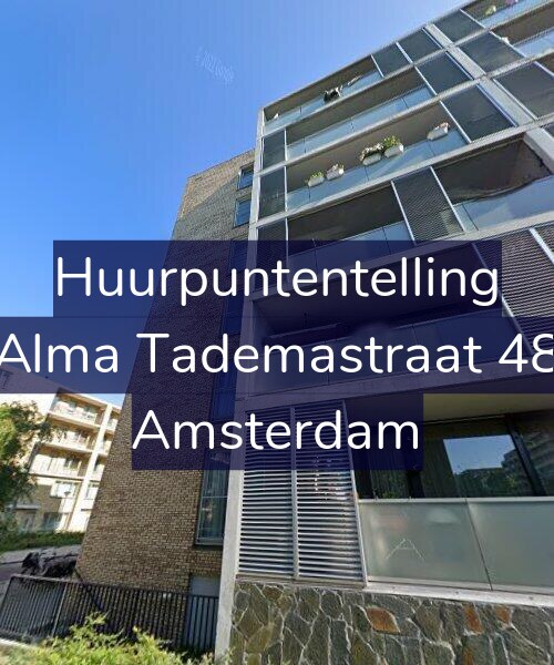 Foto gevel Huurpuntentelling voor Alma Tademastraat 48, Amsterdam