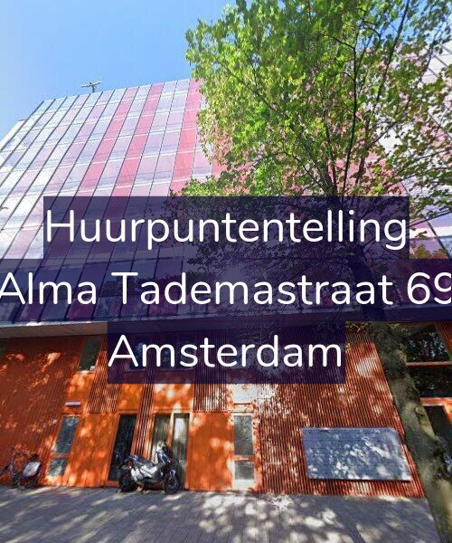 Foto gevel Huurpuntentelling voor Alma Tademastraat 69, Amsterdam