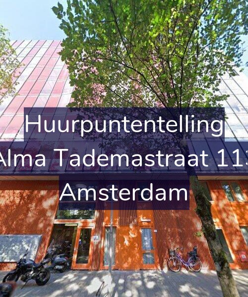 Foto gevel Huurpuntentelling voor Alma Tademastraat 113, Amsterdam
