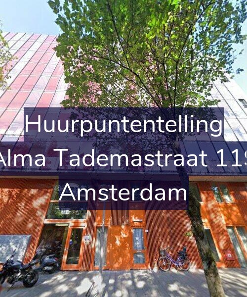 Foto gevel Huurpuntentelling voor Alma Tademastraat 119, Amsterdam