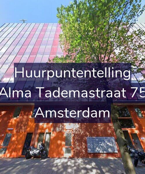 Foto gevel Huurpuntentelling voor Alma Tademastraat 75, Amsterdam