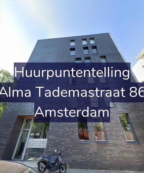 Foto gevel Huurpuntentelling voor Alma Tademastraat 86, Amsterdam