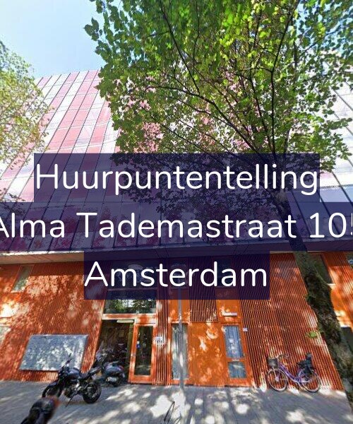 Foto gevel Huurpuntentelling voor Alma Tademastraat 105, Amsterdam