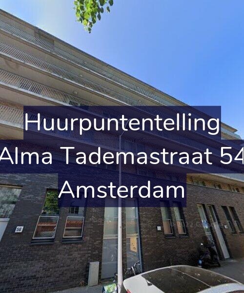 Foto gevel Huurpuntentelling voor Alma Tademastraat 54, Amsterdam