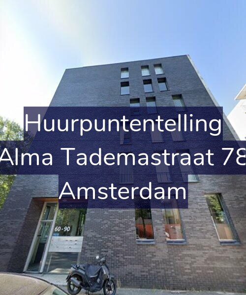 Foto gevel Huurpuntentelling voor Alma Tademastraat 78, Amsterdam