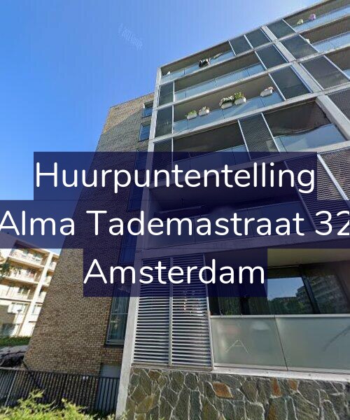 Foto gevel Huurpuntentelling voor Alma Tademastraat 32, Amsterdam