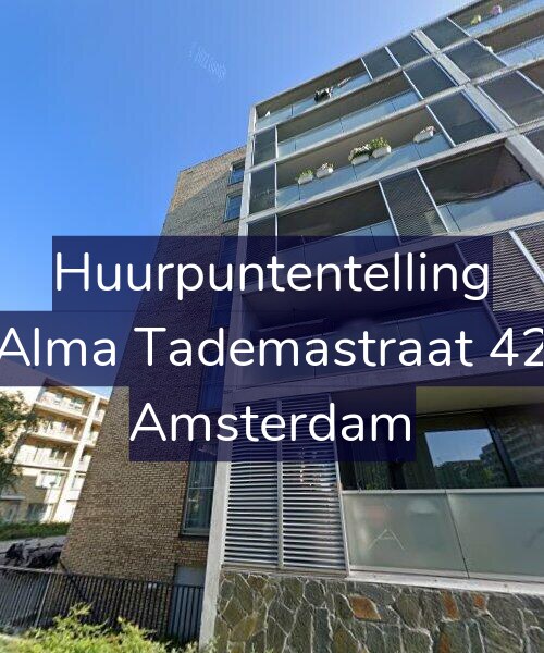 Foto gevel Huurpuntentelling voor Alma Tademastraat 42, Amsterdam
