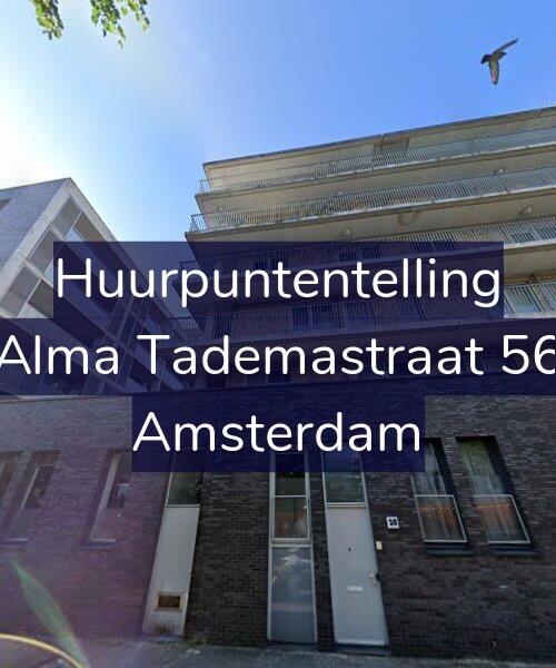 Foto gevel Huurpuntentelling voor Alma Tademastraat 56, Amsterdam