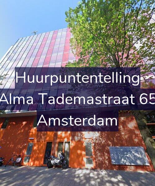 Foto gevel Huurpuntentelling voor Alma Tademastraat 65, Amsterdam