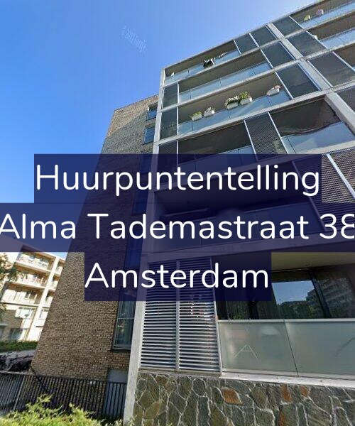 Foto gevel Huurpuntentelling voor Alma Tademastraat 38, Amsterdam