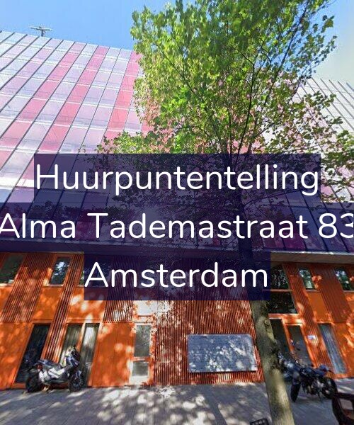 Foto gevel Huurpuntentelling voor Alma Tademastraat 83, Amsterdam