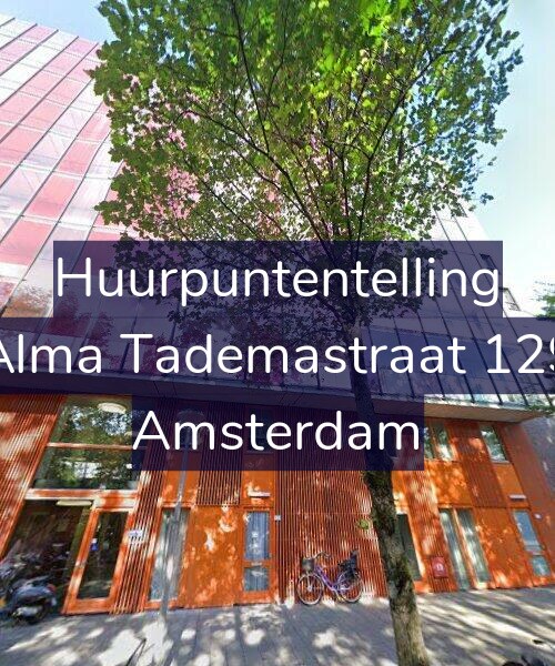 Foto gevel Huurpuntentelling voor Alma Tademastraat 129, Amsterdam