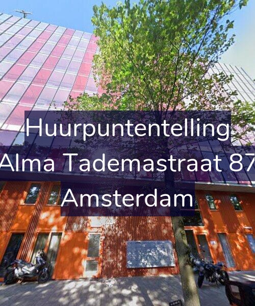 Foto gevel Huurpuntentelling voor Alma Tademastraat 87, Amsterdam