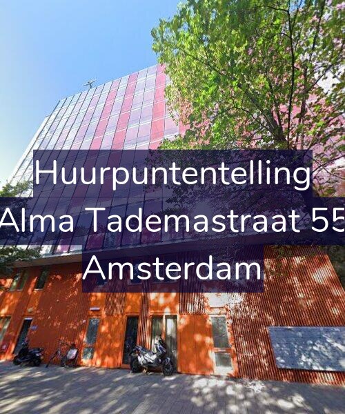 Foto gevel Huurpuntentelling voor Alma Tademastraat 55, Amsterdam